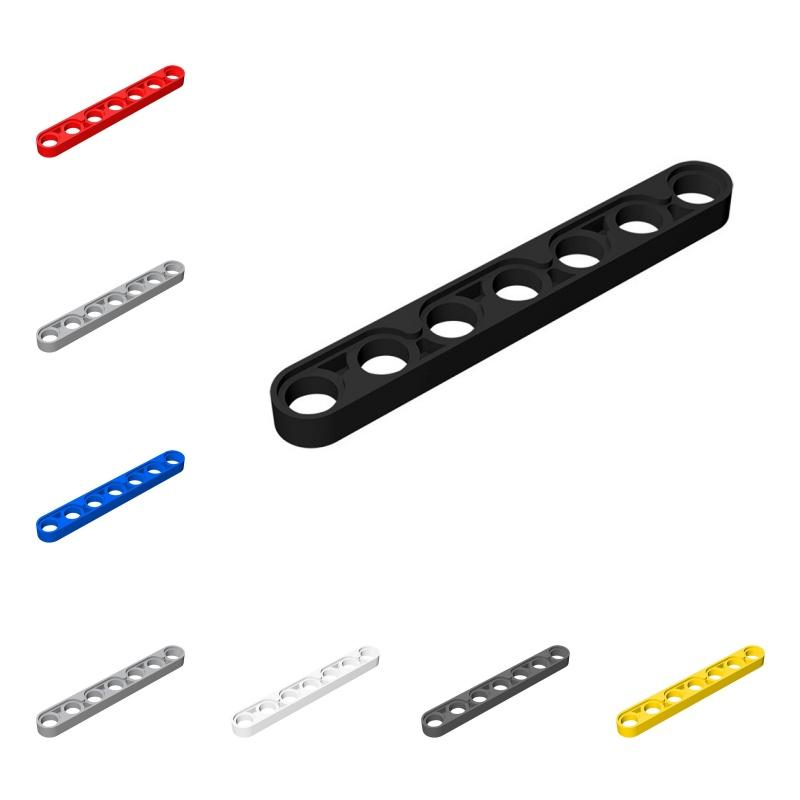 

10PCS 32065 Parts Plate Liftarm High-Tech Thin 1x7 Axle Holes Building Blocks 100% Compatible DIY Bricks Toys 10pcs