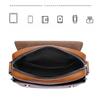 WEIXIER Men's Large Capacity Crossbody Bag, Minimalist Shoulder Messenger, Water-Resistant