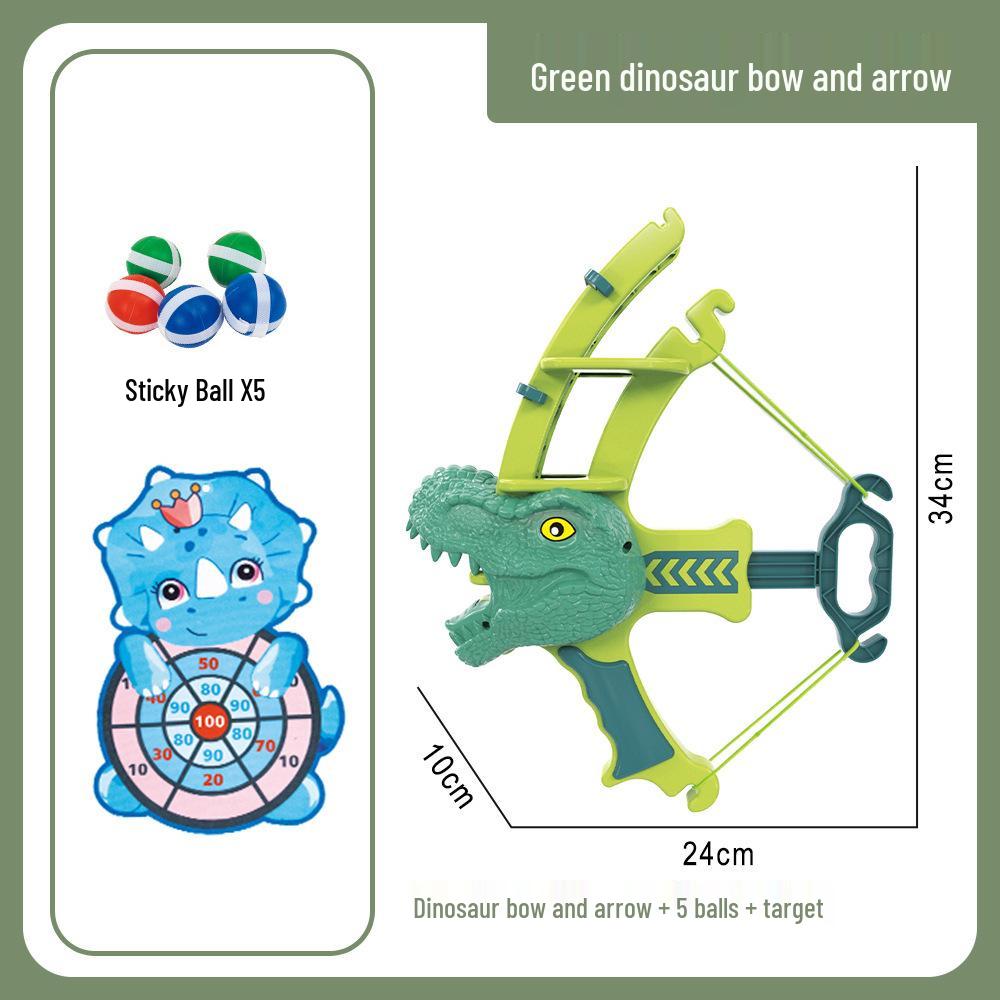 Catapult Sticky Ball & Bow Set: Educational Parent-Child Cartoon Dartboard Toy