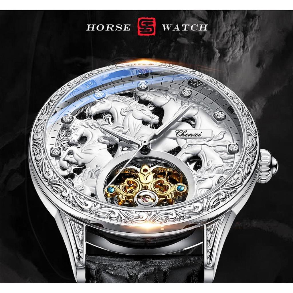 FENSIR Orologio meccanico automatico tourbillon originale genuino con