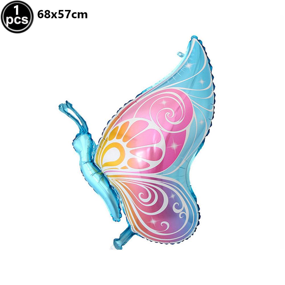 Large Butterfly Foil Balloons Blue Green Purple Birthday Party Wedding Decorations Baby Shower Globos Kids Toys