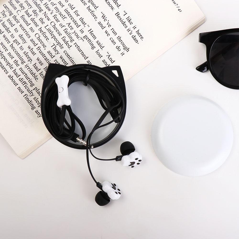 sound Sport Earphones with Earphones Case Remote Microphone In-Ear Earphones Wired Headset With Mic