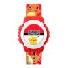 Pocket Monster Red Character Print Digital Watch POK4374 Multicolor Modern