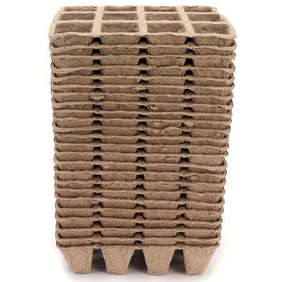 24PCS 12 Cells Seedling Pots Germination Trays Seed Nursery Cup for Home Cultivation