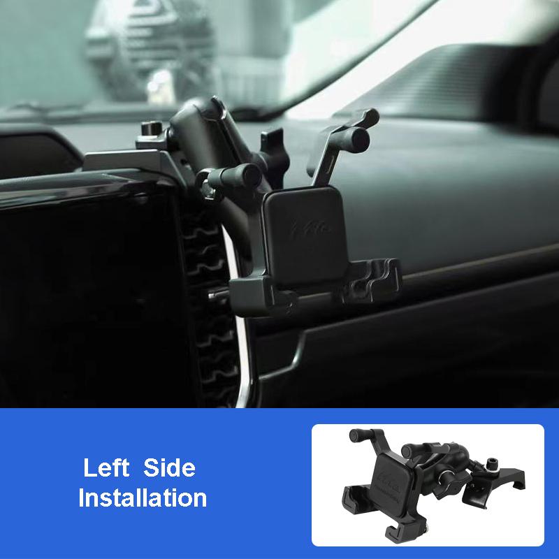 Auto Center Console Screen Phone Holder For Ford Ranger 2025-2025 Clip-on Installation Mobile Support Bracket Car Accessories