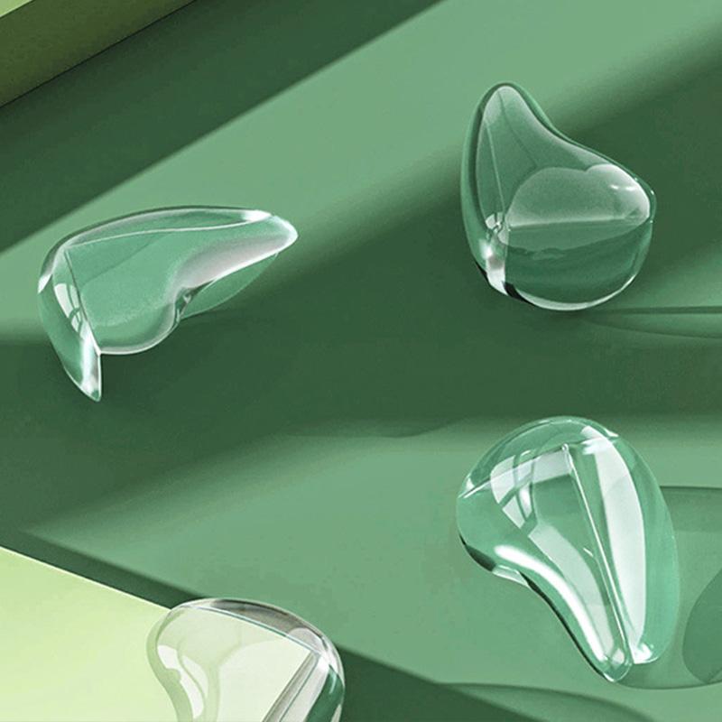 10Pcs/Lot Baby Security Protection Corners Home Silicone Transparent Corner Guards Anti-Shock Furniture Table Edge Protectors
