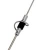 CR77 Didelio stiprinimo antena Dvigubo dažnio FM VHF UHF 144/430 MHz UHF PL259 Nerūdijantis plienas 100W 29cm Belaidžio mobiliojo radijo stiebas