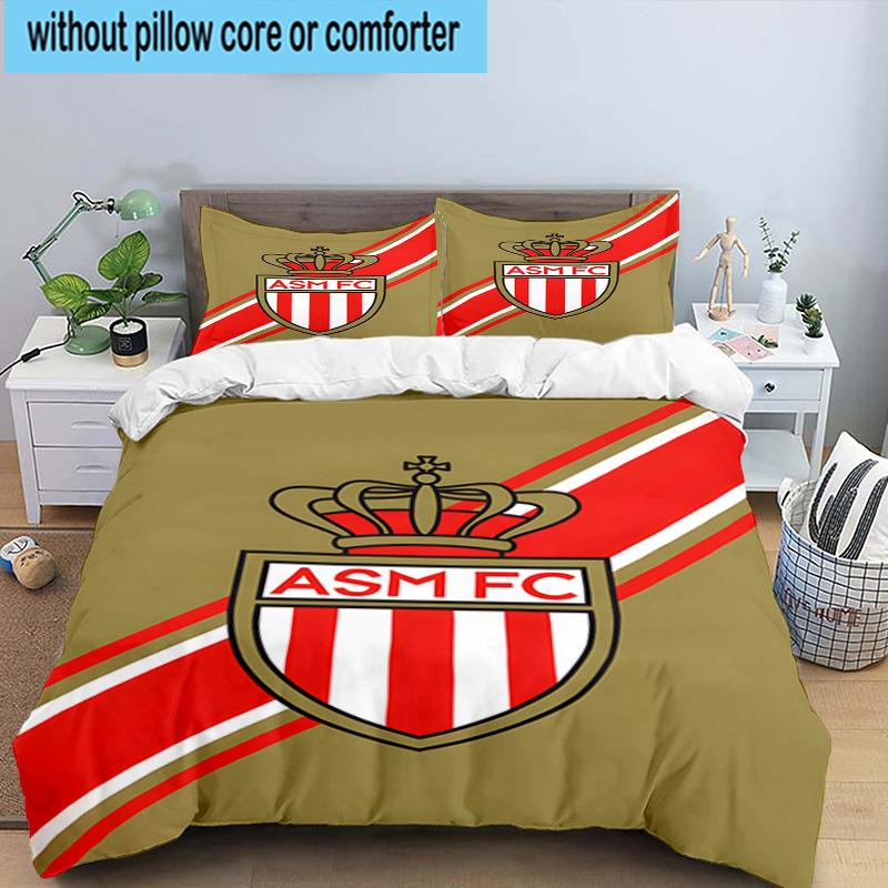 3pcs Monaco Monaco Printed Bedding Set Duvet Cover Closure Includes 1 Duvet Cover & 2 Pillowcases Bedding Sets Home Decor Gifts
