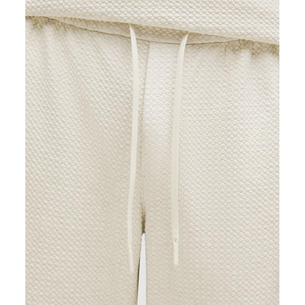 Lululemon Textured Double Knit Cotton Jogger  Regular Heathered Bone Black