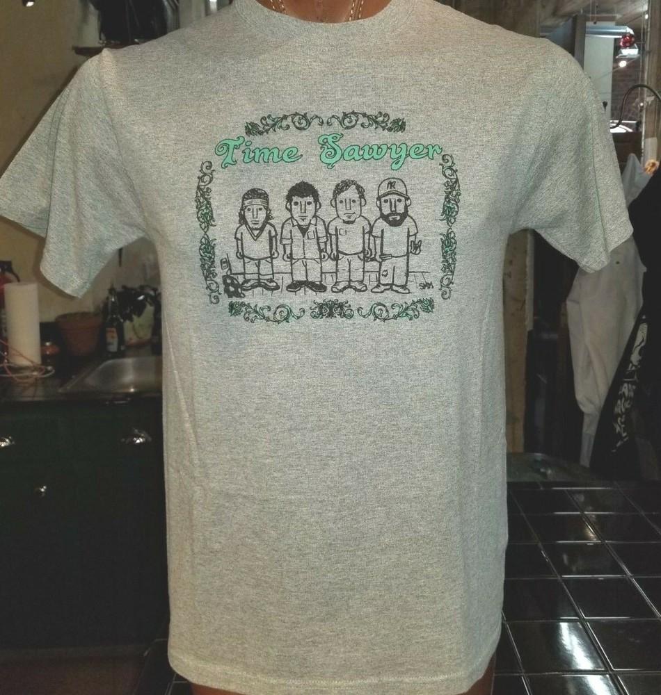 TIME SAWYER Band gray medium t-shirt, American folk/rock/soul band Unisex T-Shirt S