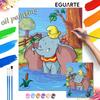 Dumbo Elephant Painting Kit Digital Painting Art Handmade Diy Home Room Decorations
