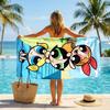 Powerpuff Fashion Beach Towel: Ideal for Summer Adventures Soft, Absorbent and Quick Drying Suitable for Swimming and Bathing