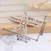 Listed Bow Imitation Pearl Hairpin Female, Broken Hair Edge Clip One Word Hairpin Bangs Side Temperament Hair Accessories