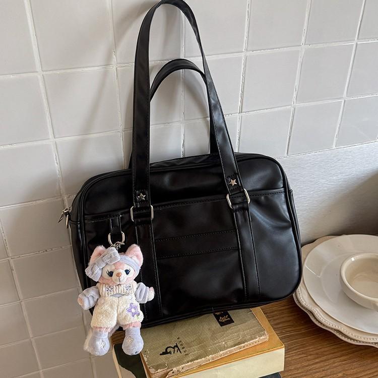 Tragetasche Damen Zweidimensionale Umhängetasche Pendeltasche Einfache Handtasche mit großem Fassungsvermögen