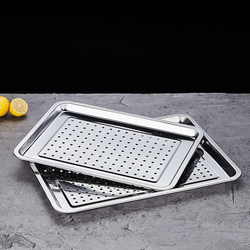 Qianxing 201 Stainless Steel Perforated Display Pan