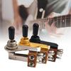 L Type Open Frame Guitar Switches 3 Way Toggle Replacement Seamless Switching Small Size for Effortlessly Installation