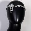 1920s Crystal Headbands Luxurious Flapper for Women Wedding Bridal Party Headdress with Floral Design