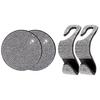 Universal Car Seat Back Hook Pad Hanger Rhinestone Inlaid Water Cup Pad Mount Storage Holder Car Interior Decor Auto Accessorie