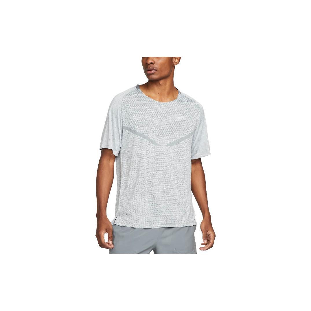 Nike Tech Knit Ultra Short-Sleeve Silver Men s DM4753-084 S