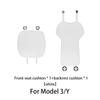 Ice Silk Seat Cover White For Tesla Model Y Model 3 2025-2018 Ventilation Heat Dissipation Stain Preventi Interior Accessories