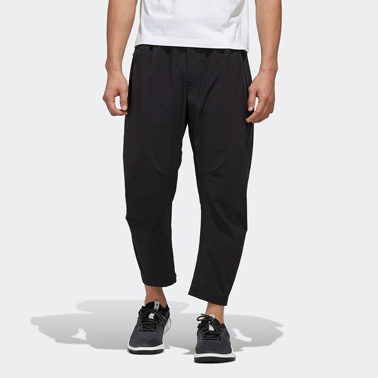 Adidas Performance Tapered Cropped Pants Men Bottoms Black FP7562
