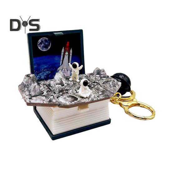 

Книжный брелок 3D сцена ремешок дизайн вечеринка подарок улучшить креативность отличные детские школьные сумки брелок с кнопкой C