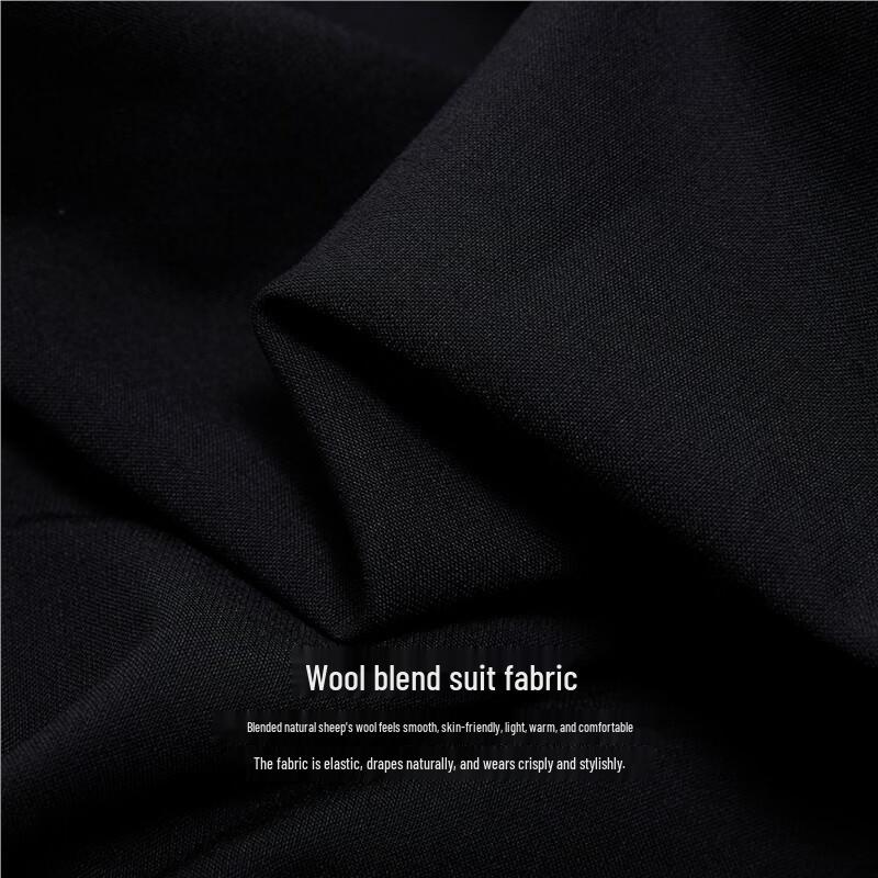 Giordano Men's Pleated Drawstring Casual Suit Pants