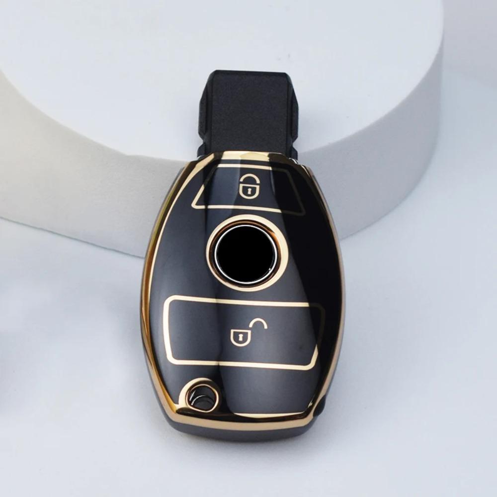 Car Key Case Cover Key Bag Accessories for Mercedes Benz A B C S Class AMG GLA CLA GLC W176 W221 W204 W205 Shell Fob Keychain