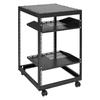 15U Open-Frame Server-Rack, 15''-40'' Verstellbare Tiefe, Freistehendes oder Wandmontage-Netzwerk-Server-Rack, 4-Pfosten AV-Rack mit Rollen, Bietet Platz für Ihr gesamtes