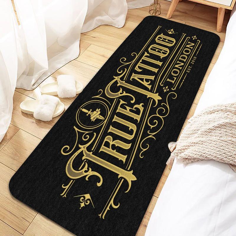 Tattoo Shop Door Mat Entrance Non-slip Doormat Washable Kitchen Carpet Living Room Hallway Rugs Bathroom Bath Door Mats