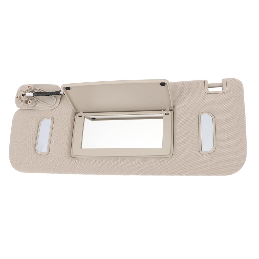Gray Sun Visor with Vanity Mirror for Cadillac Escalade EXT 2500 XL 2500 and 1500 XL 1500 Left OE Part 22850306 2500HD, 3500HD, (2007-2013)