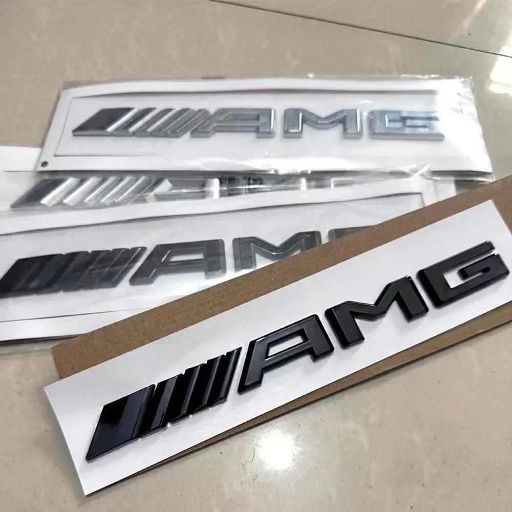 1pcs 3D Car Rear Trunk emblem Decal Letters Sticker For Mercedes Benz AMG A B C E G CLA W211 W203 W204 W210 W124 accessories