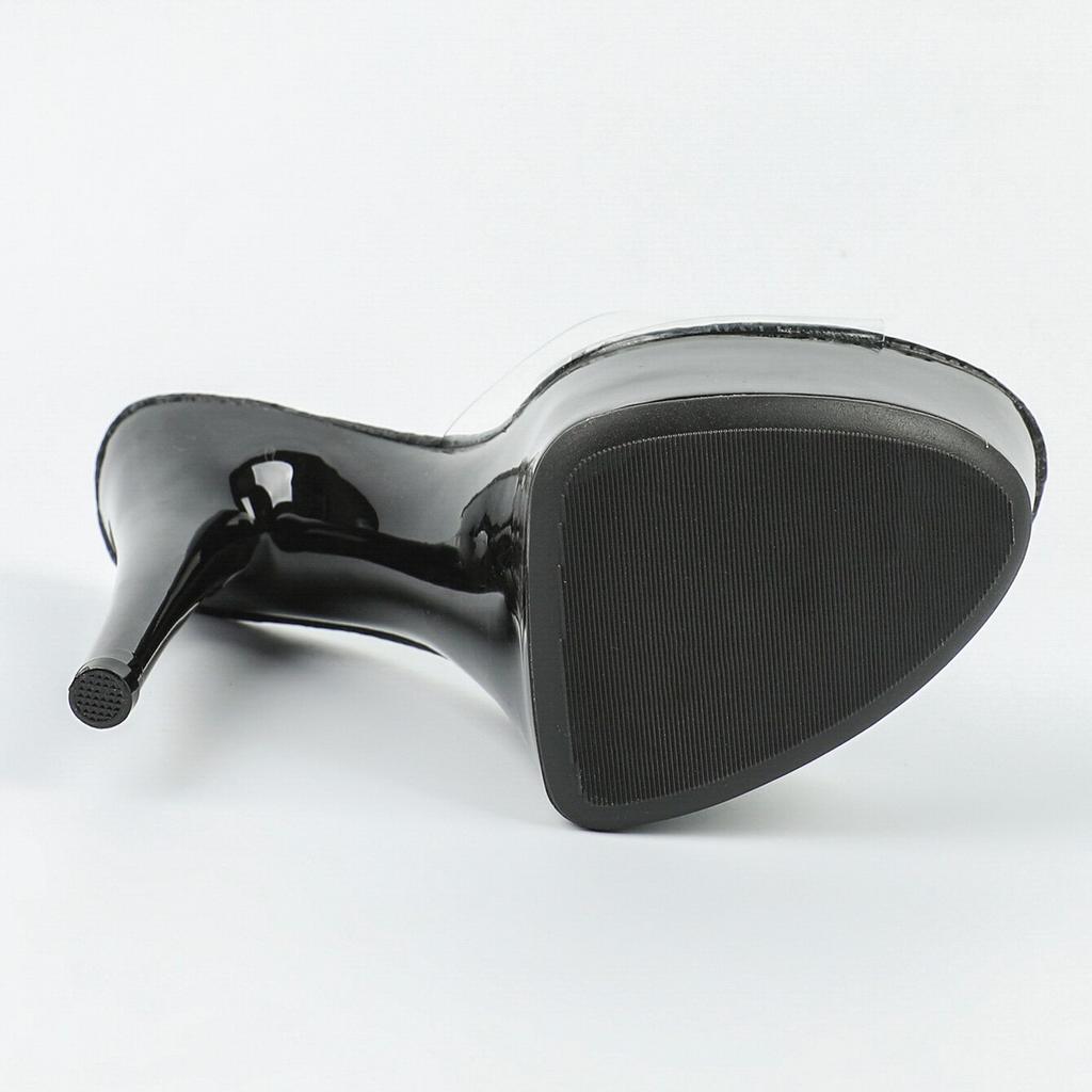 Dámske topánky jarné jasné podpätky sexy sandále papuče dievčenské topánky pre párty klub 14 cm podpätok 4 cm platforma LFD-B3613