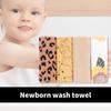 Gentle Baby Burp Cloth Comfortable Cotton Drooling Towel Print/Solid Color Multipurpose Nursing Essential