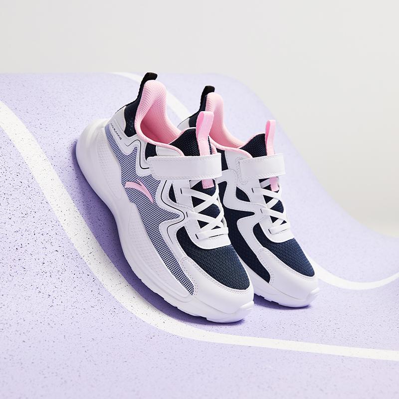 Anta Kids Fabric Trendy Comfortable Versatile Sports Lightweight Shock Absorbing Low Top Running Shoes Kids sneaker A22445555-1