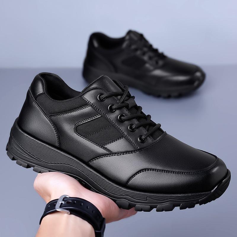 Mode Neue Plateau Kuhleder Freizeit-Sneakers für Herren Designer Herbst Winter Baumwolle Schwarz Outdoor Herren Sportschuhe Zapatos Hombre