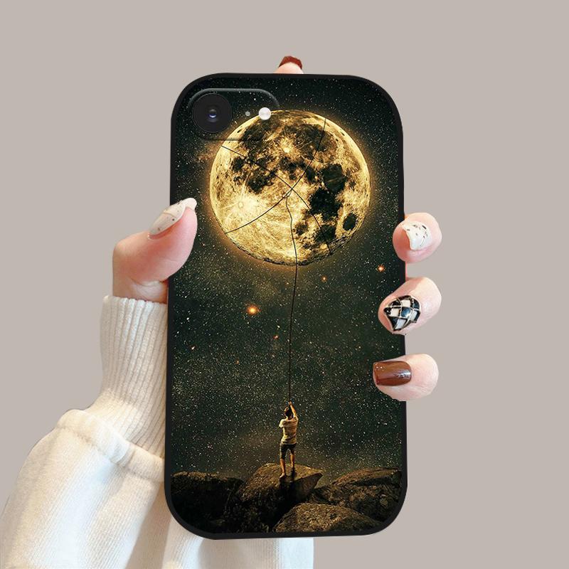 Case For iPhone 16e 5G Fashion Cartoon Soft Silicone TPU Phone Cover For iPhone SE4 Coque Apple SE 4 Shockproof Bumper Shells