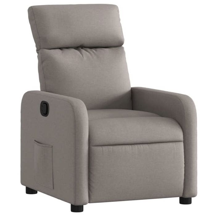 VidaXL Fauteuil Inclinable, Chaise avec Repose-pieds, Siège avec Dossier et Accoudoirs, Meuble de Salle de Séjour, Moderne, 374172