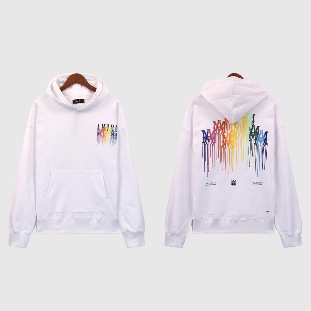 Men's Hooded Sweatshirt - American Trend, Letter Print, Cotton Terry Cloth