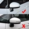 2 Stück Für Honda Fit Jazz 2014- ABS Auto Rückspiegel Seitenspiegel Abdeckung Flügelkappe Außen Türgehäuse Schale Verkleidung Klebeteile