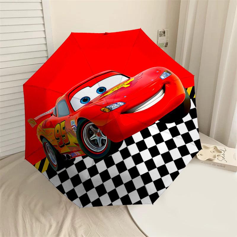 

1PC car race Umbrella-8-Rib Reinforced, Automatic Open, Lightweight & Durable, Cute Fashion Accessory for Outdoor, Beach or Casual Use, Beach Umbrella