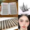 Natural Segmented Glue-free Eyelash Book with Large Capacity for 240 Pairs - Three-Step Lazy Person Sun Barbie False Lashes