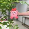 Plush Kirby Keychain Stuffed Toy Cartoon Doll Birthday Gift Schoolbag Pendant