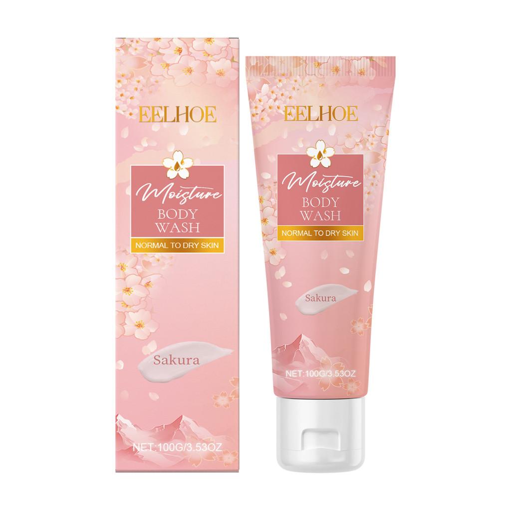Eelhoe Cherry Blossom Body Care Set Hydrating Nourishing Moisturizing Fragrance Cherry Moisture Shower