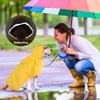 Reflective Strip Dog Hooded Raincoat Waterproof Pet Rain Jacket  Golden Retriever