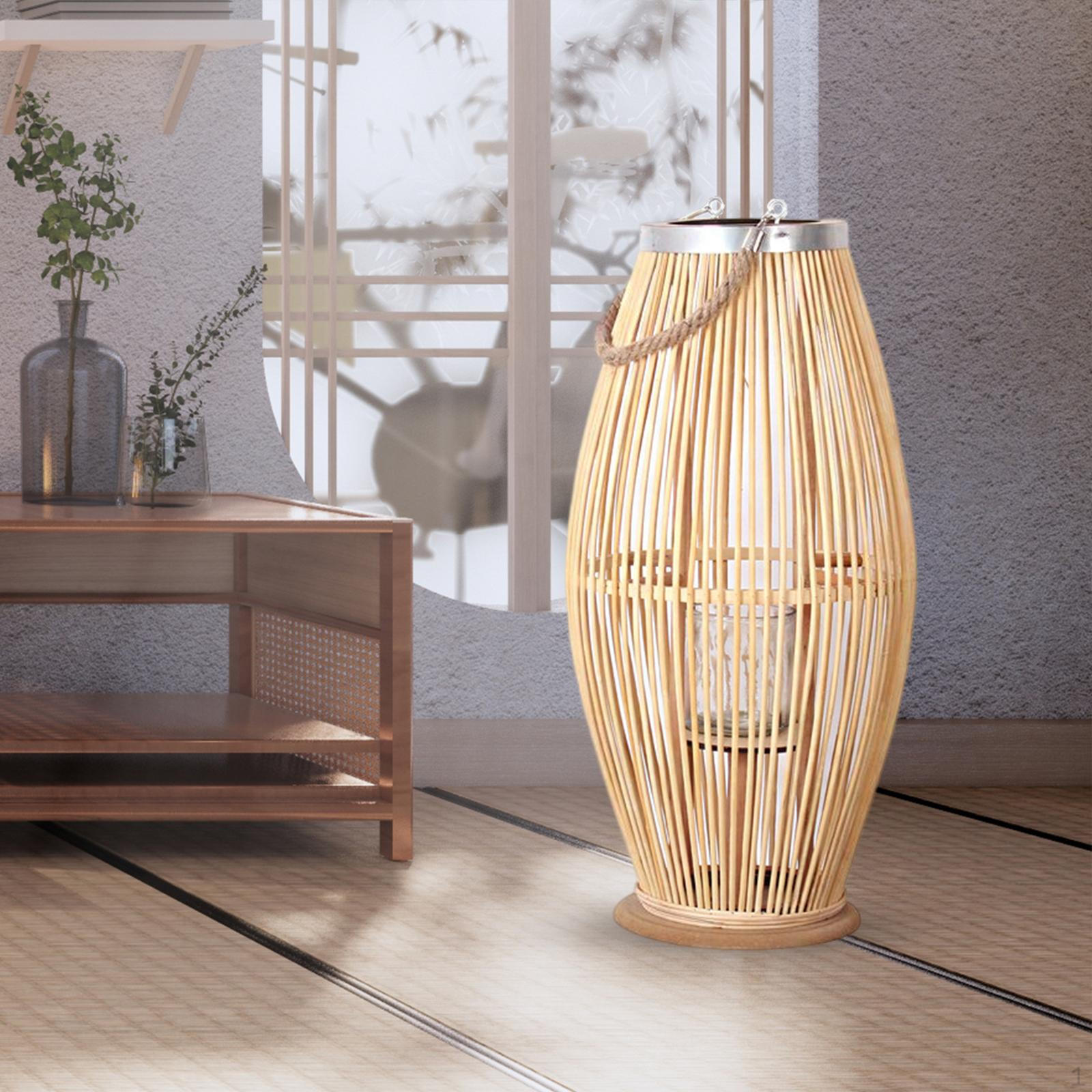 Bamboo Hand Woven Candle Holder Lantern