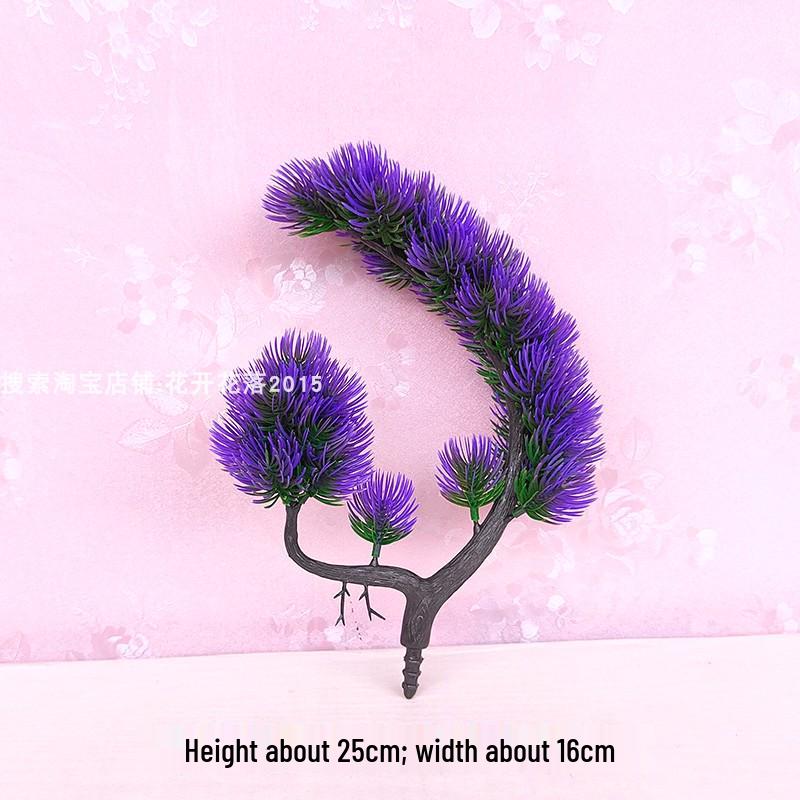 Artificial Pinus Thunbergii Tree Branch – Indoor/Outdoor Decorative Faux Greenery and Flower Arrangement.