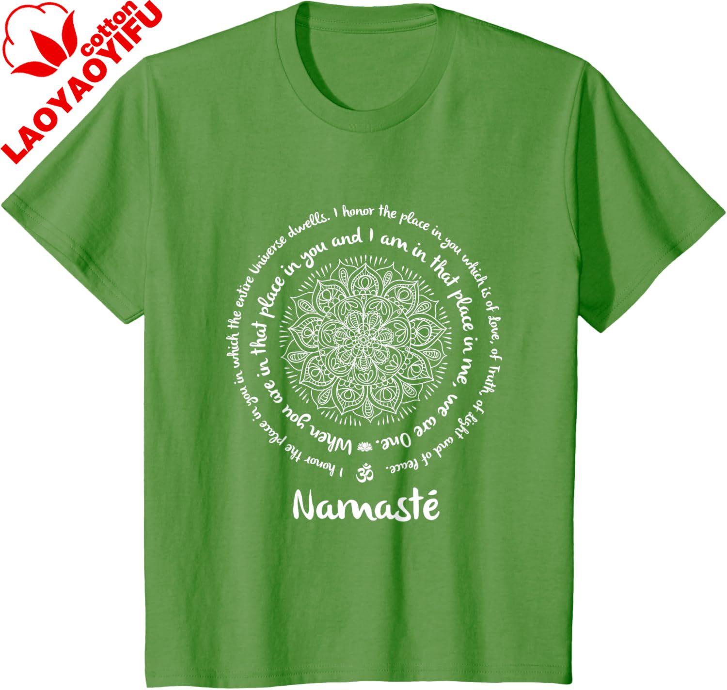 Namaste We Are One Meditation Sayings Unisexdala Yoga Tshirt S
