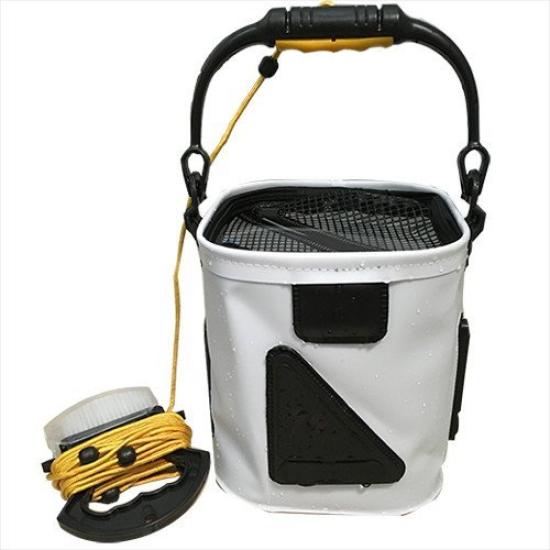 

EZLure Square Basket with EVA Mesh Lid, 222222cm, White, 22-BK-WT01