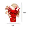 Chinese Lucky Tree Money Lunar New Year Decor Holiday Embellishments Gift Tabletop Decor for Wealth and Good Luck Car Party